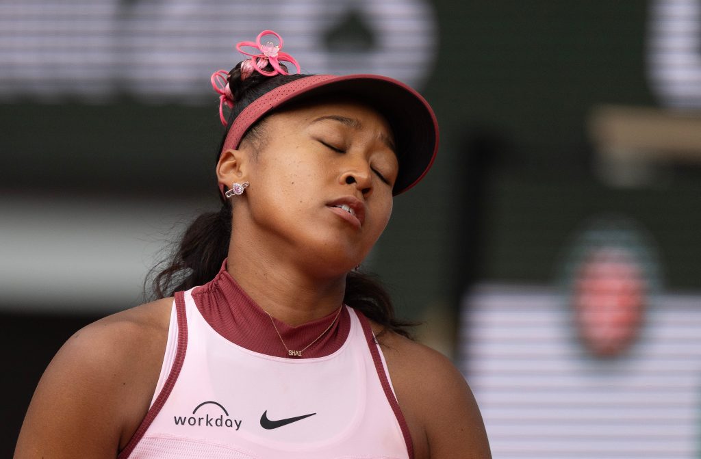 Naomi Osaka was visibly frustrated against Paula Bardosa.