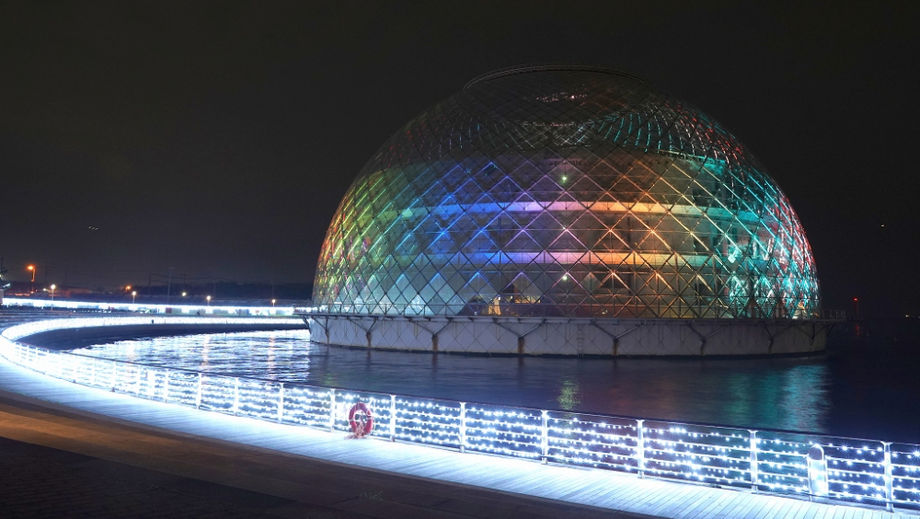 The Jewelry, a spherical-shaped venue located in Osaka Bay, is set to open later this year.