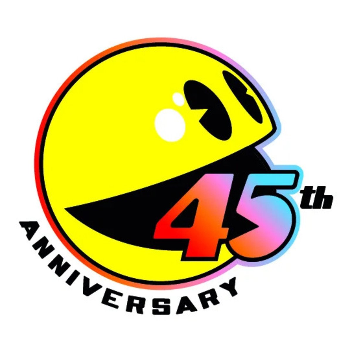 パックマン生誕45周年ロゴ