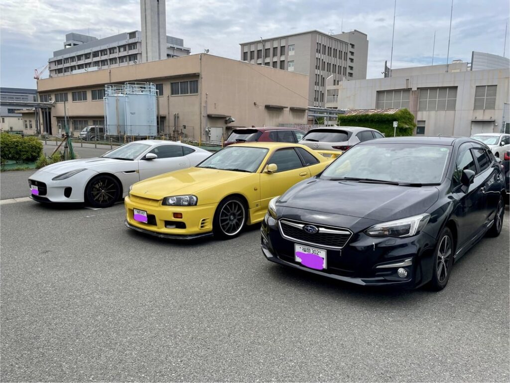Hospital parking lot