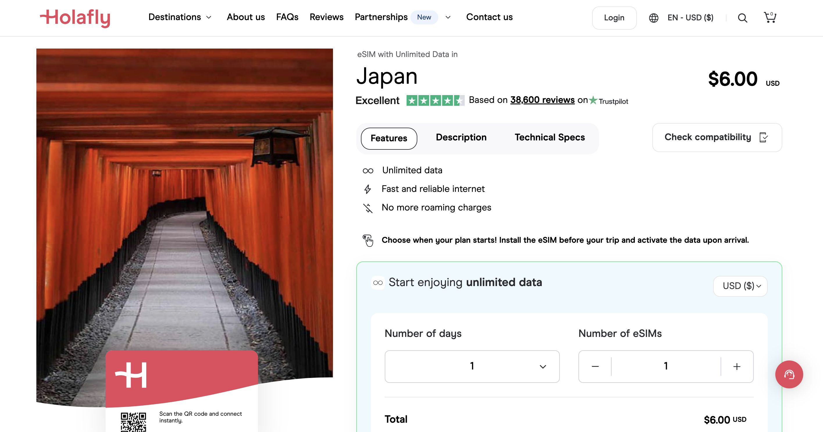 Holafly for Japan