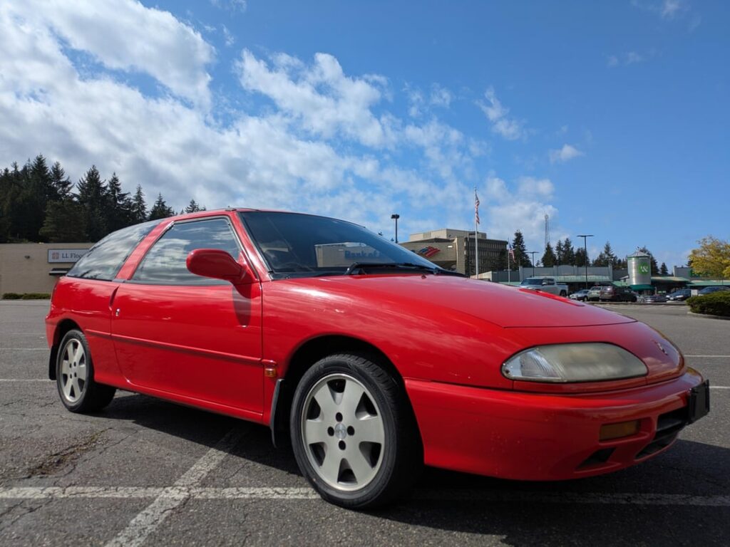 A true unicorn I have the pleasure to work with. 1992 Isuzu Gemini Irmscher R Turbo.