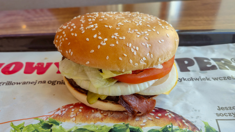 Whopper with bacon and cheese