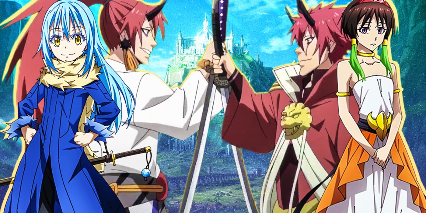 Rimuro, Benimaru, Hiiro, and Towa