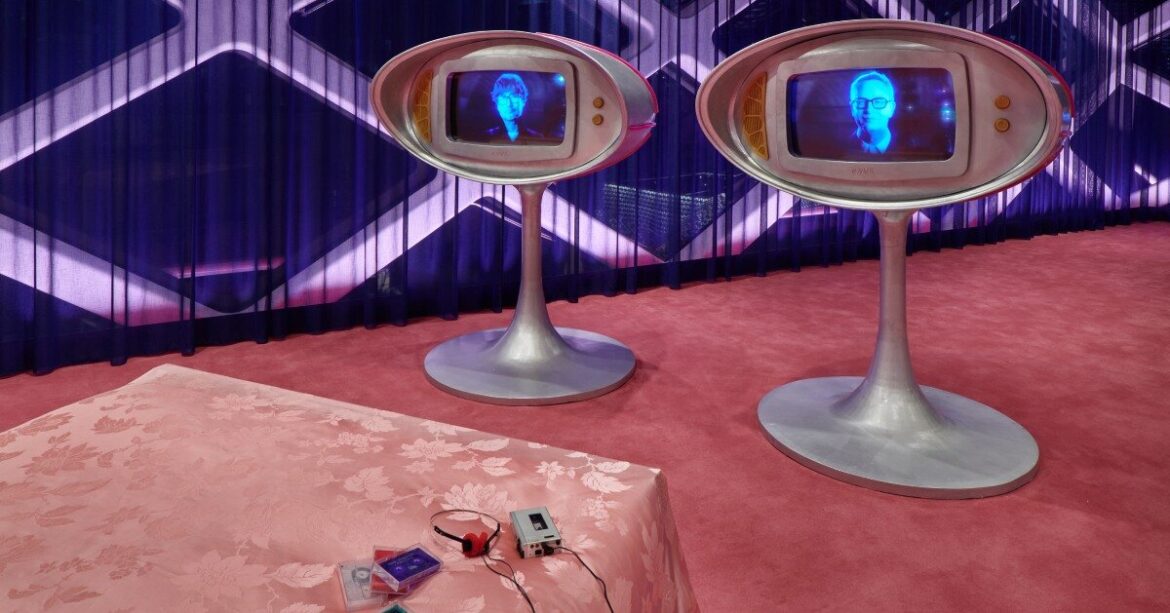 nicolas winding refn & hideo kojima craft retro-futuristic world at prada aoyama, tokyo nicolas winding refn & hideo kojima craft retro-futuristic world at prada aoyama, tokyo