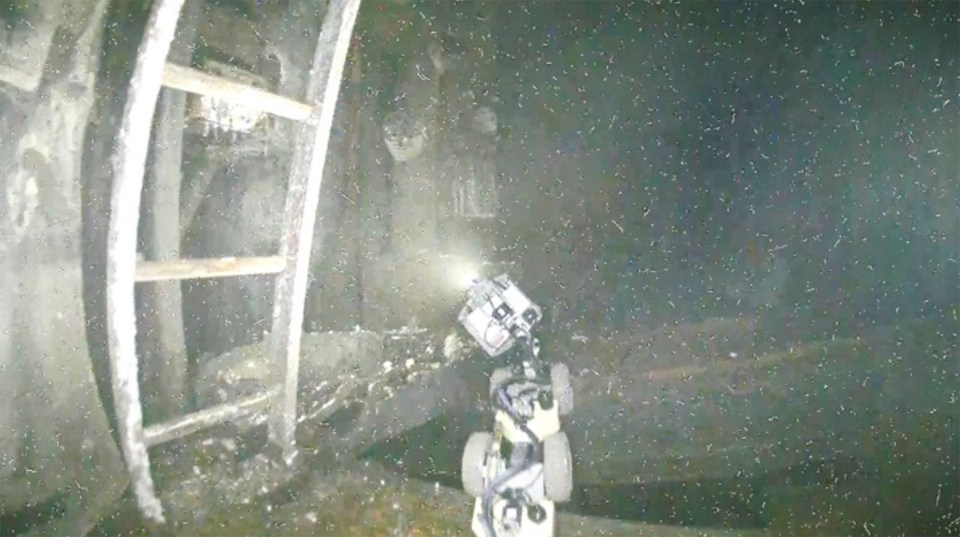 For the first time, drones went inside the No.1 reactor at the Fukushima Daiichi nuclear plant