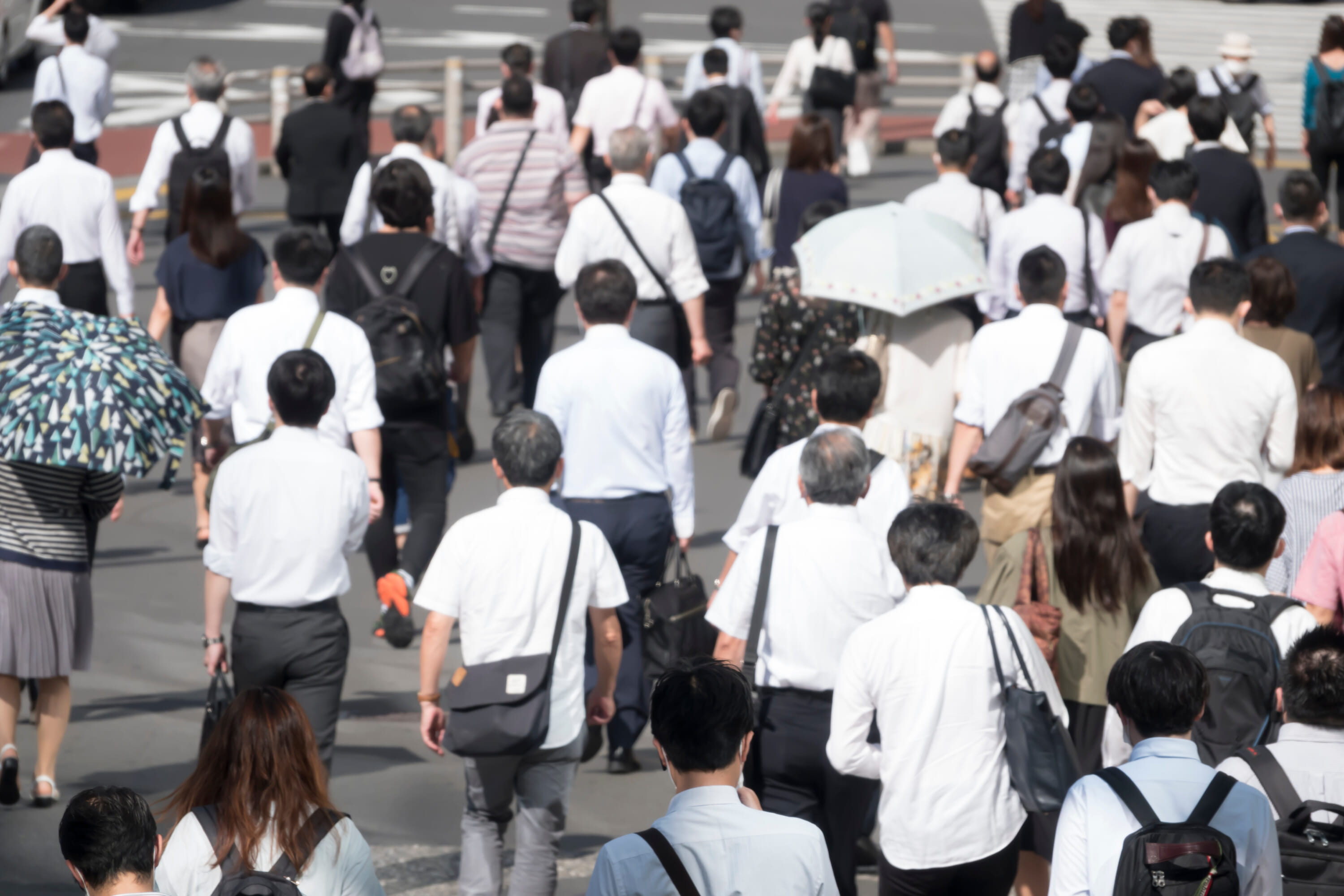 summer tokyo shinjuku commute