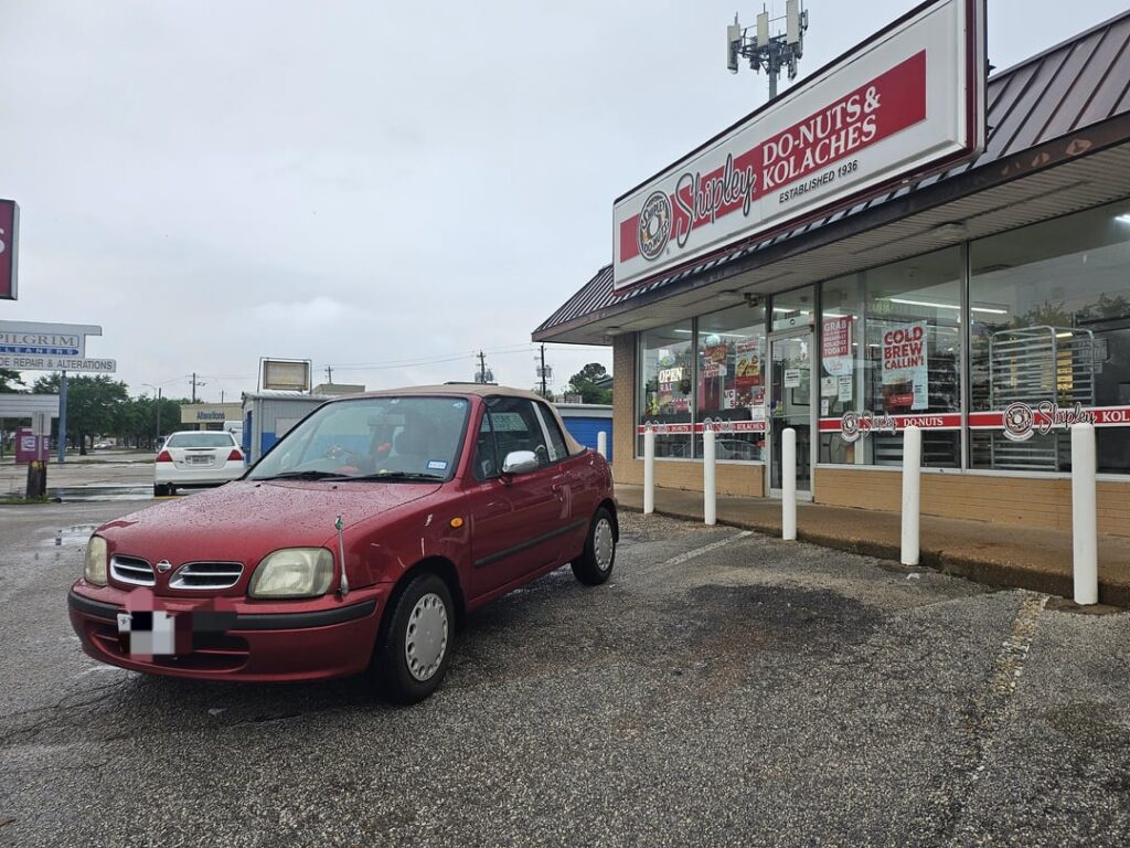 My 97 Nissan March Cab.