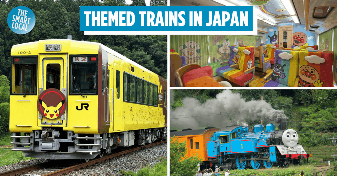 14 Coolest Themed Trains In Japan themed train japan cover