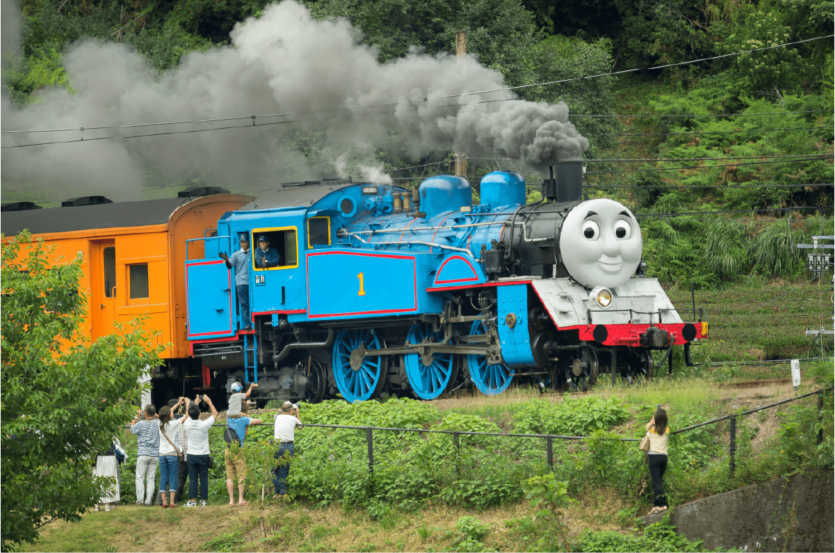 themed train japan thomas tank engine