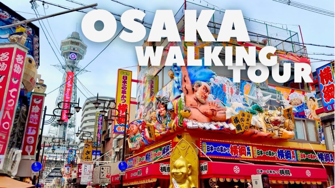 Relaxing Walking Tour in OSAKA, Japan | 4K, 60fps Relaxing Walking Tour in OSAKA, Japan | 4K, 60fps
