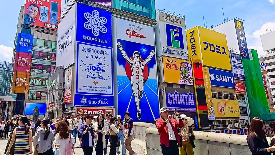 Osaka, Japan 2025 Walking Tour in 4K - Dotonbori, Shinsekai & Ofukacho