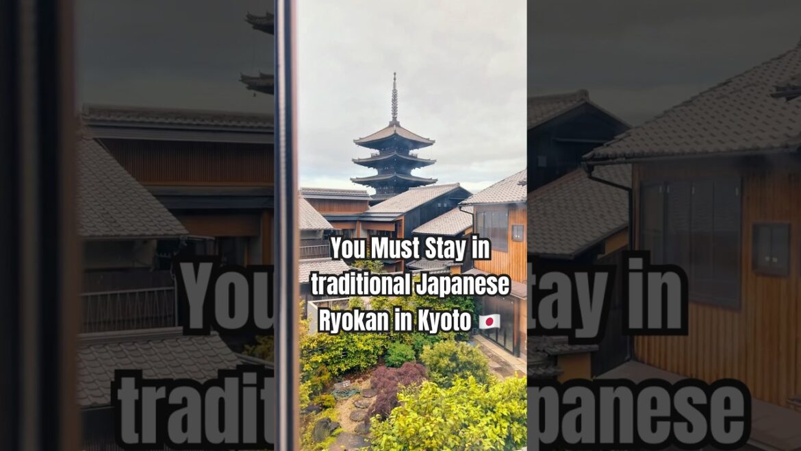 KYOTO RYOKAN, but make it UNIQUE 🇯🇵 #trending #travel #kyoto #japan #trendingshorts #youtubeshorts