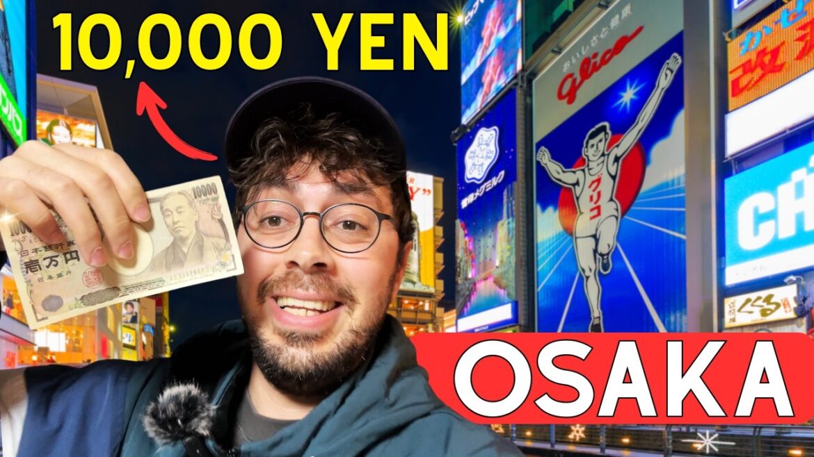10.000 YEN İle Osaka'da 1 Gece Hayatta Kalmak (Gerçek Deneyim!) 🇯🇵