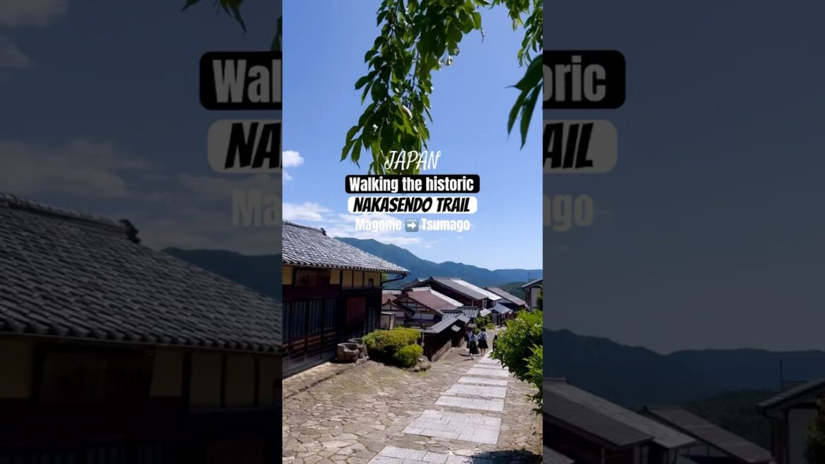 Walking the Nakasendo Trail from Magome to Tsumago | Most Beautiful Places in Japan #japantravel Walking the Nakasendo Trail from Magome to Tsumago | Most Beautiful Places in Japan #japantravel