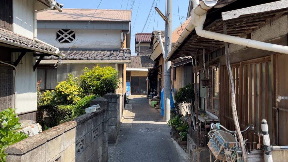Okayama Kasaoka Kanaura walk, Japan [4K HDR]