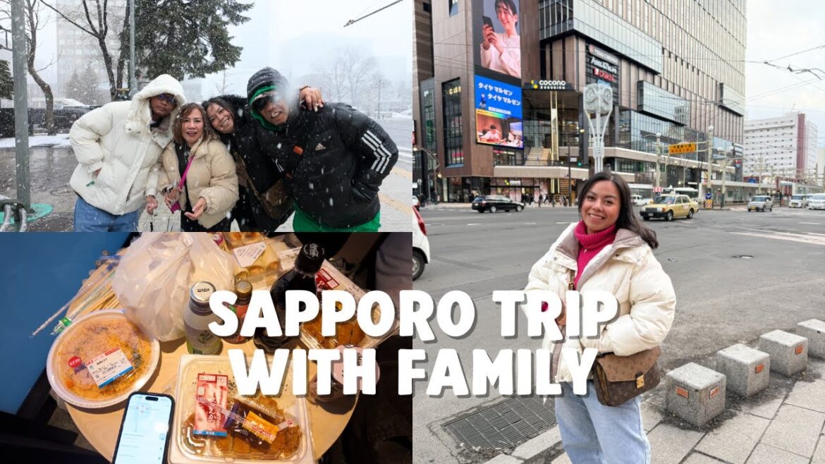 SAPPORO trip with family! + Snoopy Village | Philippines - Yna Miguela | Travel Vlog