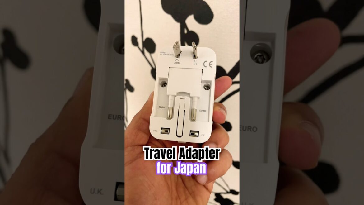 Travel Adapter for Japan | Best Universal Travel Adapter | Japan Travel Tips #japan #travel #shorts