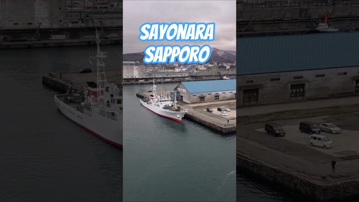 Goodbye Sapporo Japan on Viking Venus #travel #cruiseship #Japan #sapporo