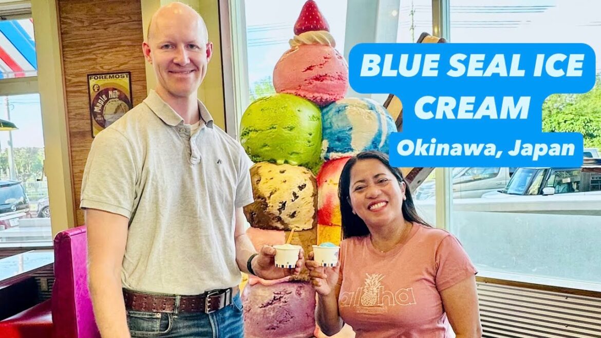 🍨 We Had Blue Seal Ice Cream in Okinawa! 🇯🇵 | What Flavors Did We Try?
