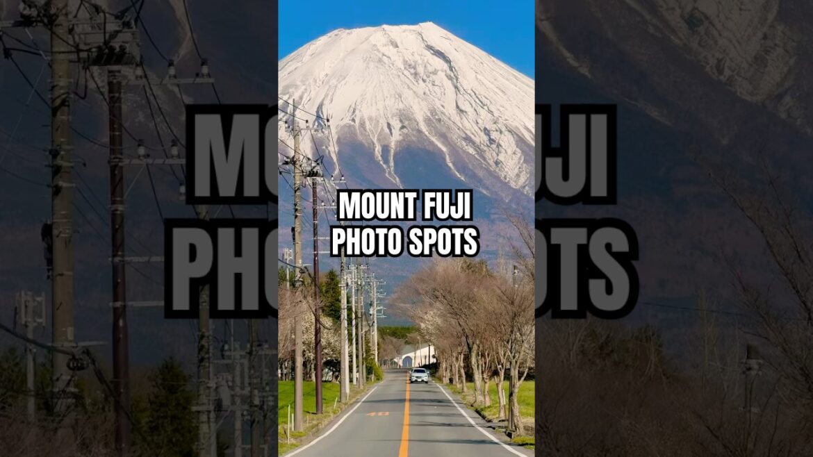Don't miss these Mt Fuji photo spots  #shorts #mtfuji #mountfuji