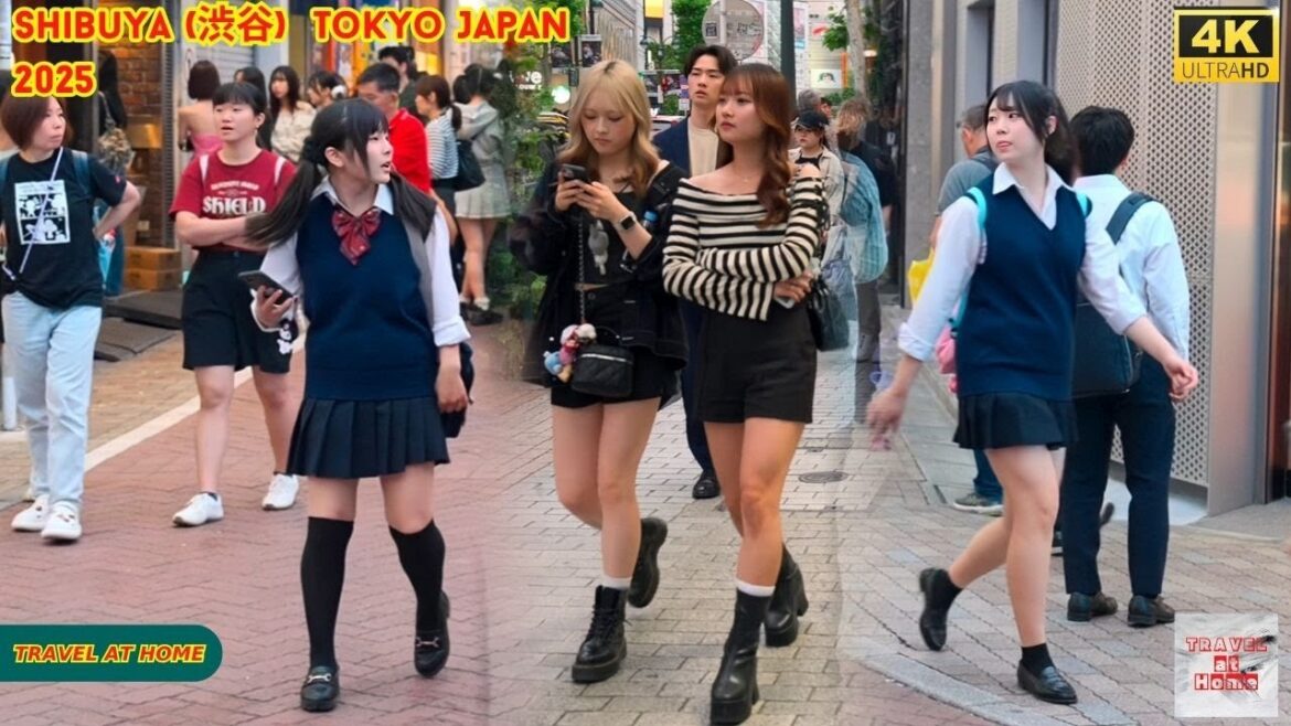 4K HDR Japan travel 2025 | Walk in Shibuya (渋谷) Tokyo Japan |  Relaxing Natural City ambience