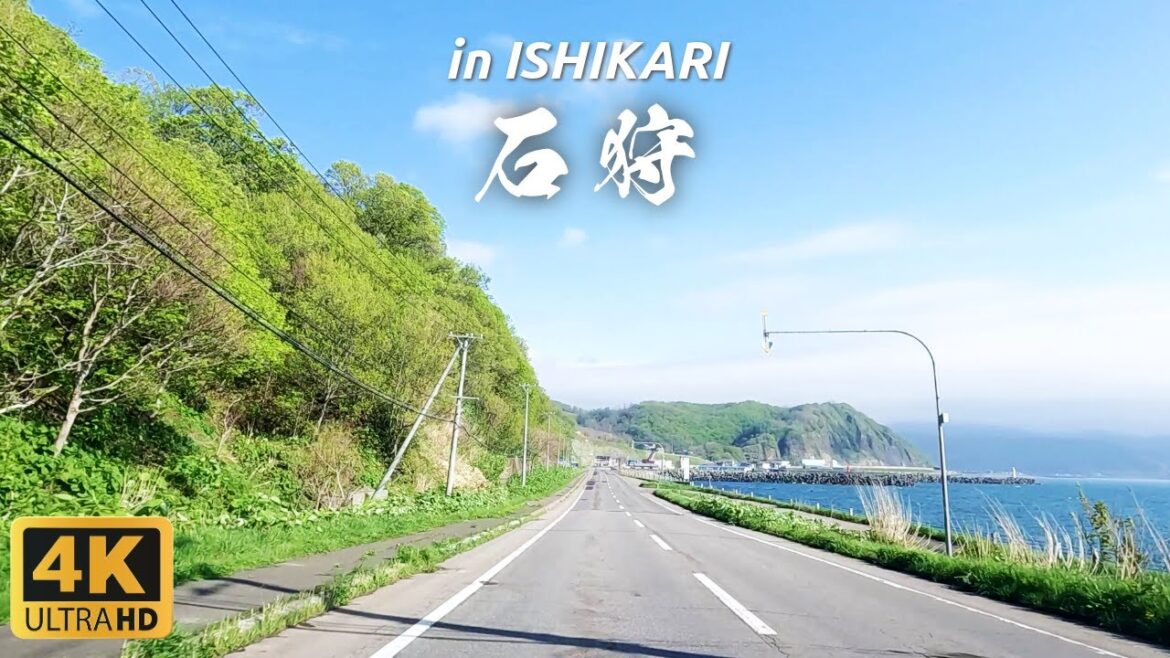 Drive in Japan | Hokkaido Travel, In Ishikari City, a neighboring of Sapporo, with a beautiful sea Drive in Japan | Hokkaido Travel, In Ishikari City, a neighboring of Sapporo, with a beautiful sea