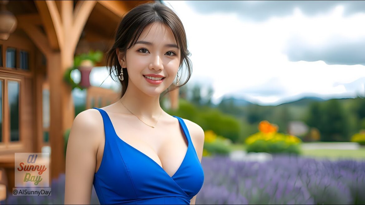 Hokkaido Summer Fashion at Campana Rokkatei [4K] AI ART Lookbook #622