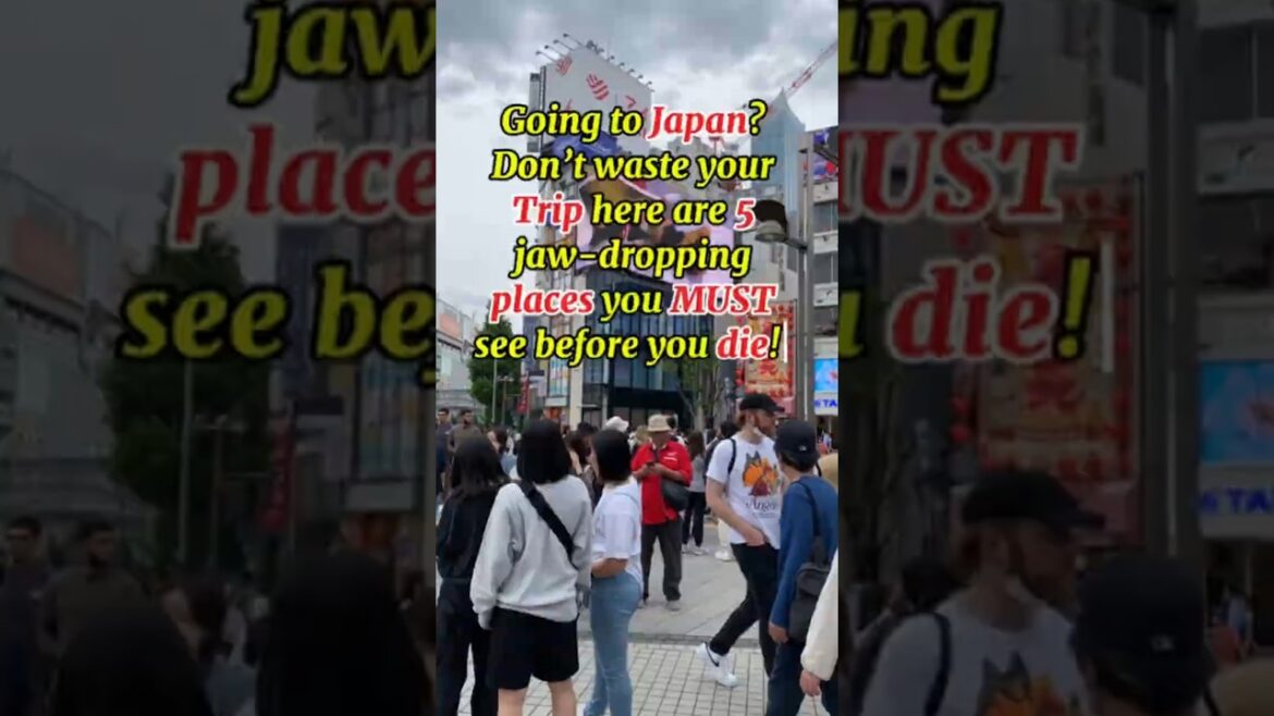 "Top 5 Places You MUST Visit in Japan! 🇯🇵✨" #shorts