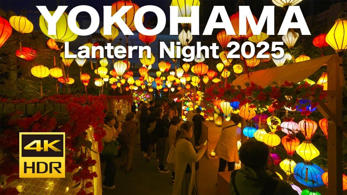 【4K HDR🇯🇵】Yokohama Lantern Night 2025 【4K HDR🇯🇵】Yokohama Lantern Night 2025
