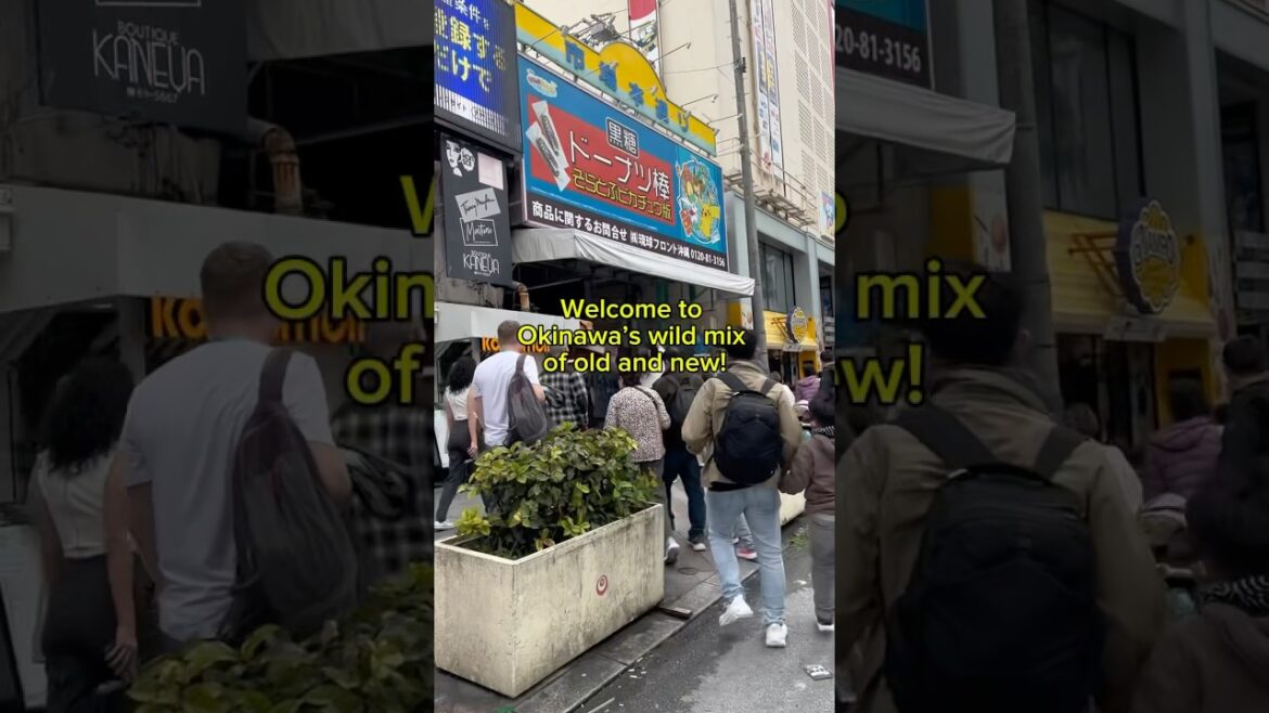 DOWNTOWN NAHA IS NOT WHAT YOU EXPECT 🇯🇵?! #shorts #jalanjalan #travelvlog