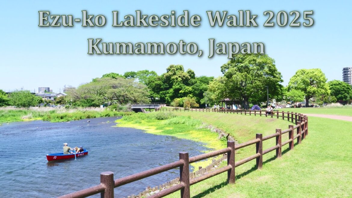 Relaxing 4K Ezu Lake Walk | Golden Week 2025, Kumamoto, Japan Relaxing 4K Ezu Lake Walk | Golden Week 2025, Kumamoto, Japan