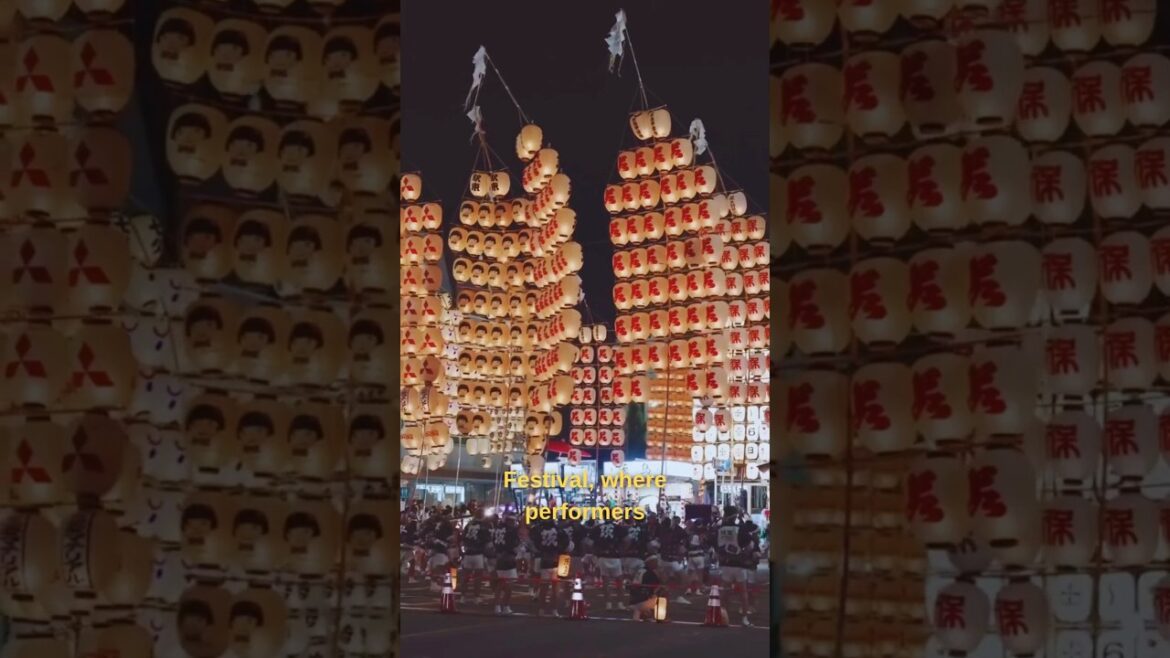 Lentern festival in Akita, Japan | Nature, Culture & the Land of Namahage 🇯🇵 #travel #japan #shorts