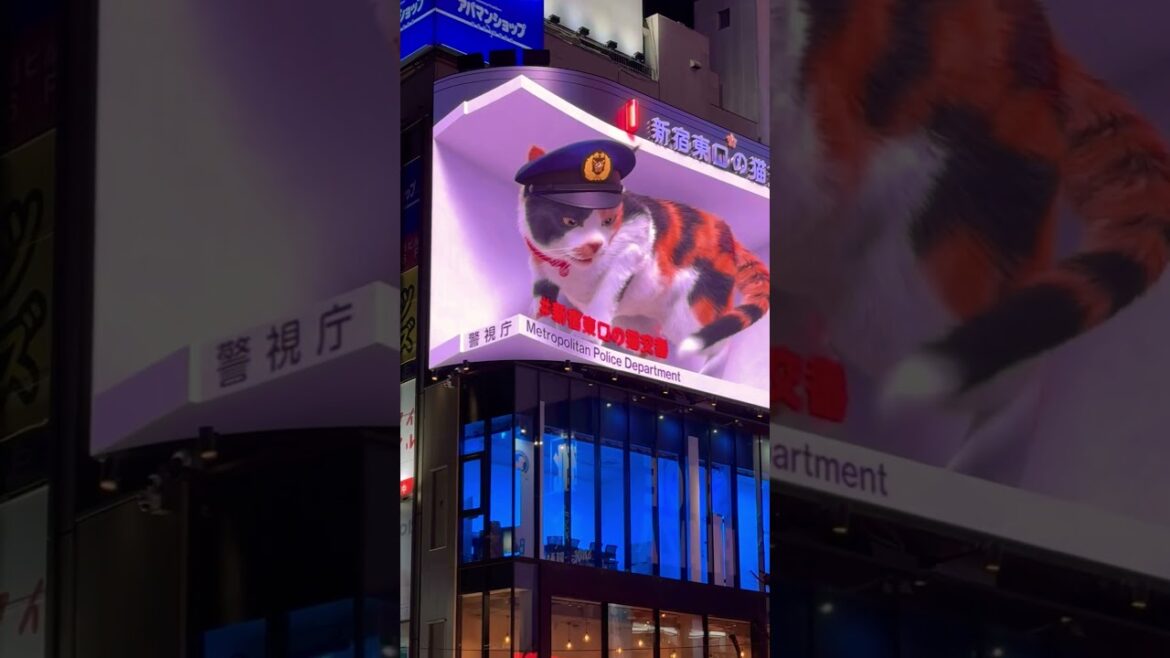 Shinjuku, Tokyo JAPAN #travel  #shorts #cat  #japan  #tokyo #shinjuku