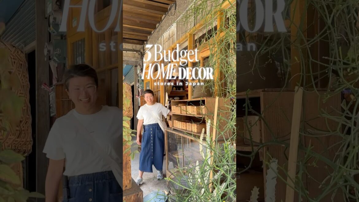 Three budget home decor stores in Japan ✨ #interiorlovers #shopping #affordableproducts