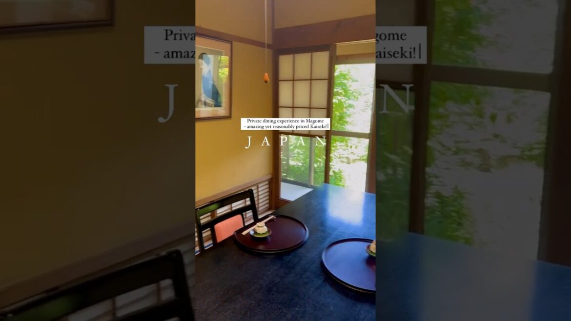 Hidden Gem Kaiseki in Magome, Gifu | Traditional Japanese Food | Best Restaurants in Japan Hidden Gem Kaiseki in Magome, Gifu | Traditional Japanese Food | Best Restaurants in Japan