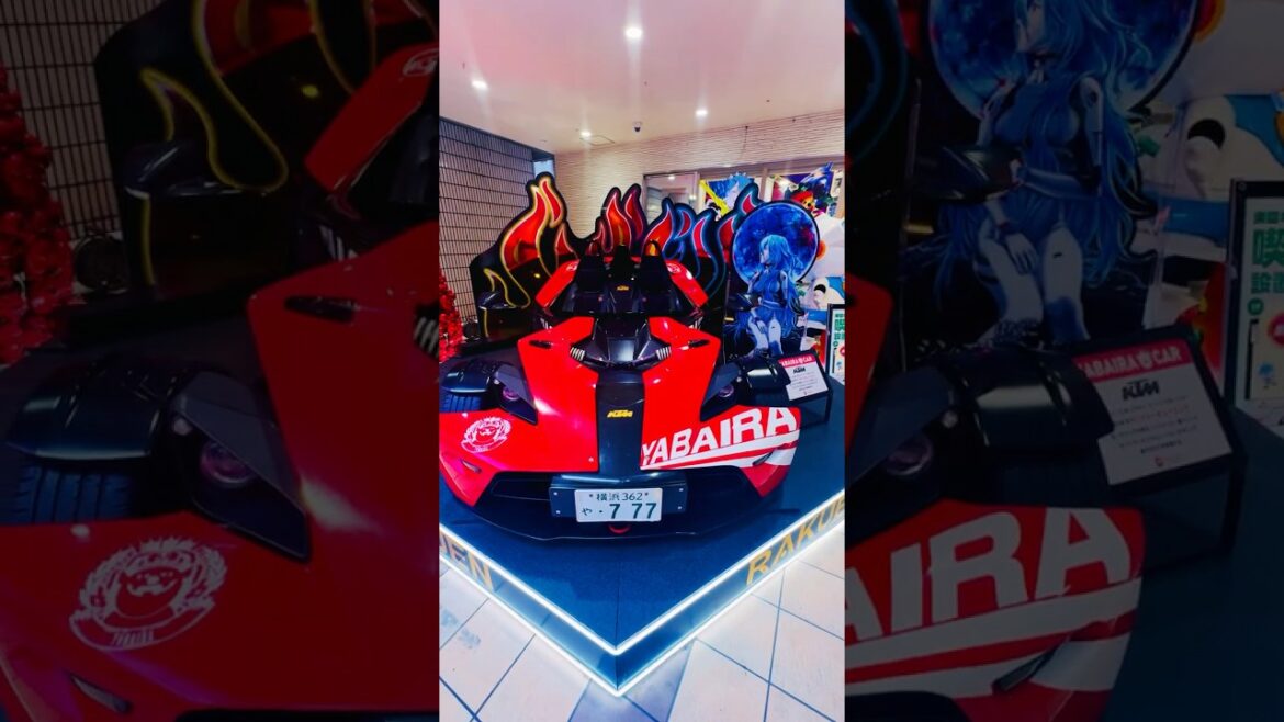 🏎️ at the Rakuen store in Osaka 🇯🇵#japan #travel #asia #amazing #car #cruise