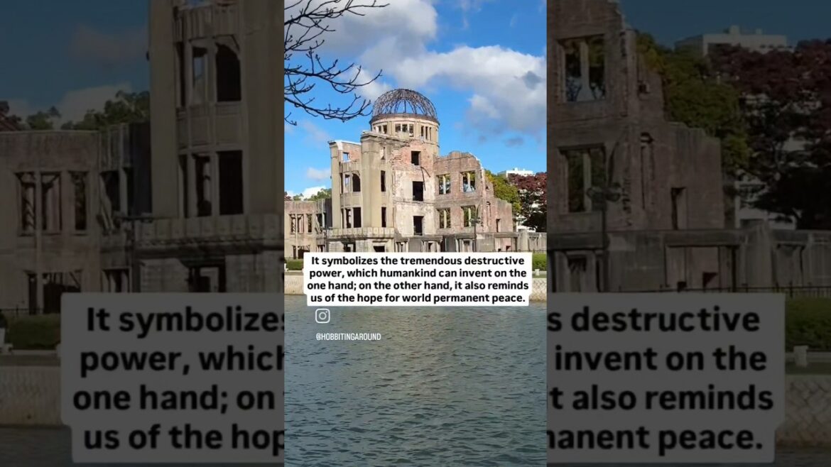 Hiroshima peace memorial 🙏🏻 #japan #hiroshima