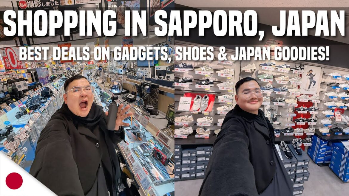 SHOPPING in SAPPORO: Gadgets, Shoes & Japan Goodies! 🇯🇵 | Ivan de Guzman