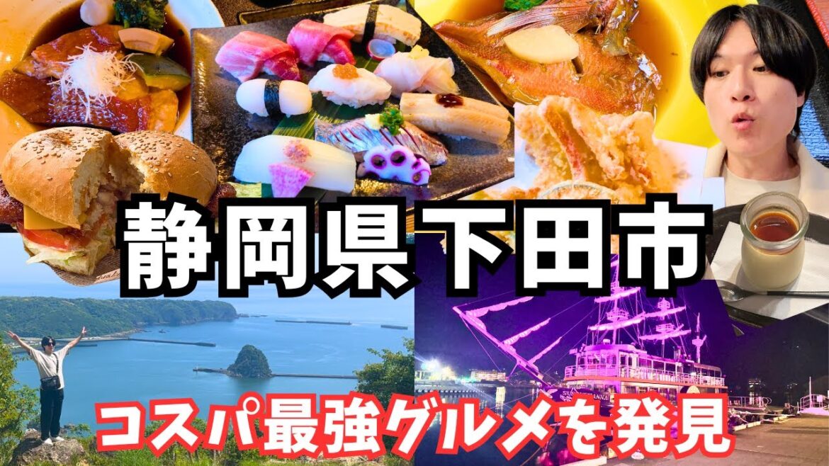 【伊豆観光】下田グルメ最高！伊豆旅行で下田市のグルメと観光を満喫するドライブ旅が最高すぎた！静岡旅行vlog