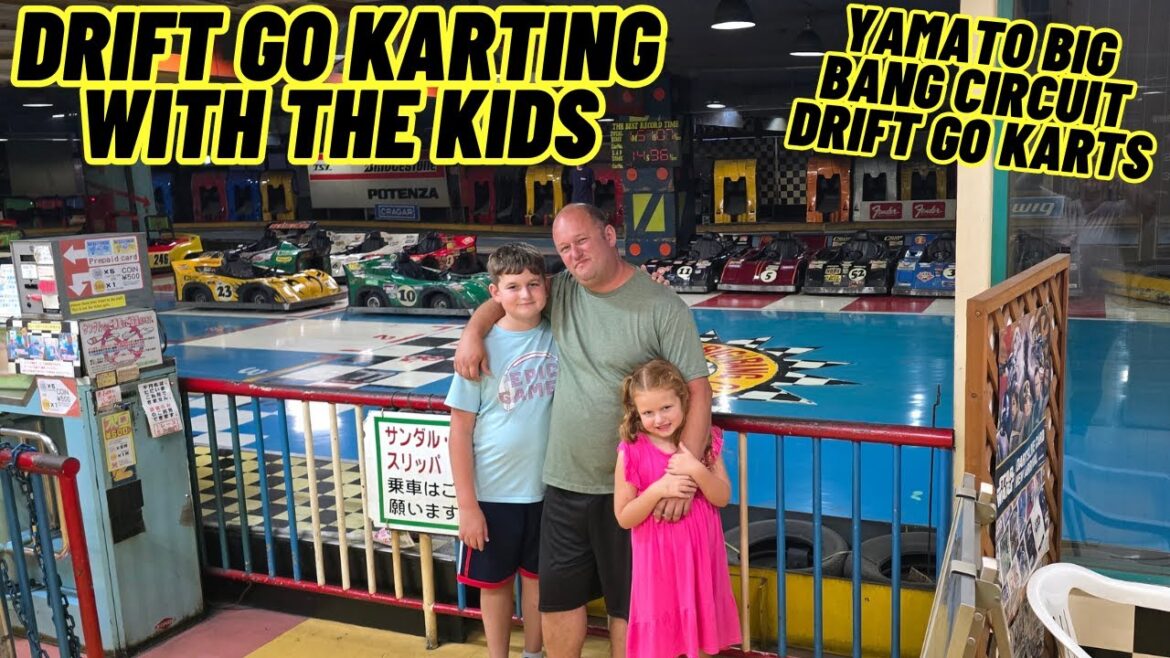 Yamato big bang circuit Drift go Karts with a stop in Yokohama the kids had best day ever 6/