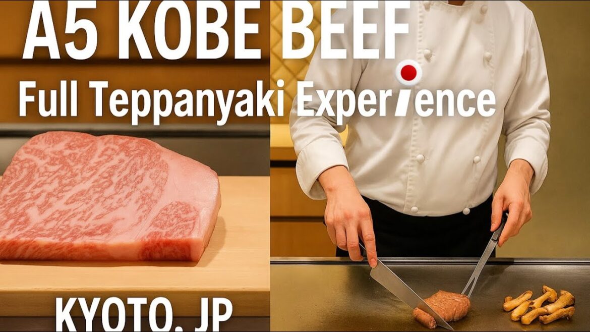 Indulge in A5 Kobe Beef: Full #Teppanyaki Course at Mouriya Gion, #Kyoto 🇯🇵
