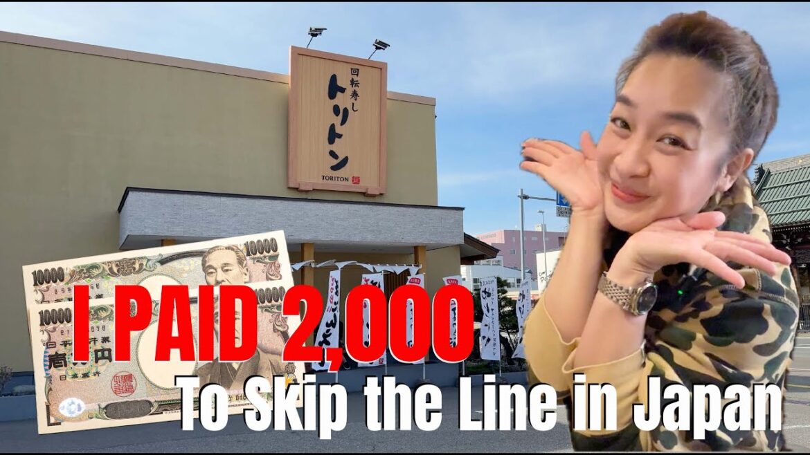 I Paid ¥2,300 Just to Skip the Line in Japan 🍣 Was It Worth It? I Paid ¥2,300 Just to Skip the Line in Japan 🍣 Was It Worth It?