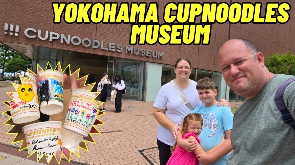 CupNoodles Museum Yokohama with the family making a custom cup of our own 6/2/2025 CupNoodles Museum Yokohama with the family making a custom cup of our own 6/2/2025