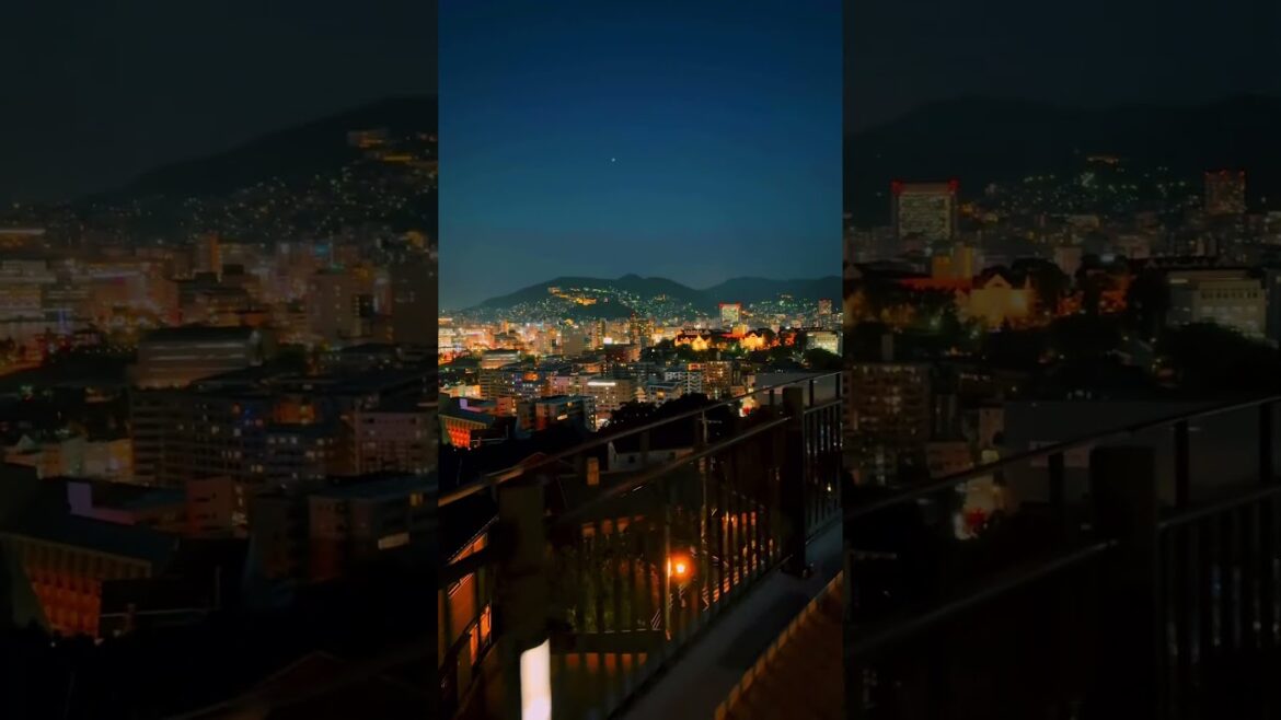 Nagasaki City at Night 🌃 | Stunning Night View from Japan’s Hidden Gem 🇯🇵