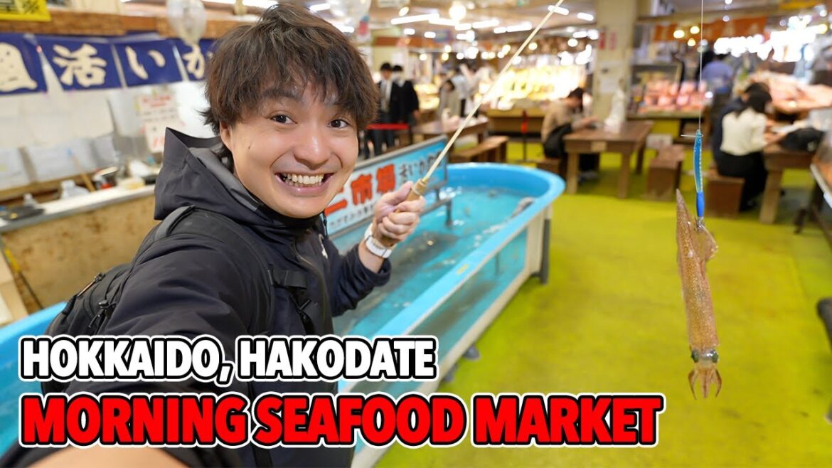 Eat! Eat! Eat! at Hokkaido Morning Seafood Market & Unique Ramen. Wild Flight Back to Tokyo Ep.576