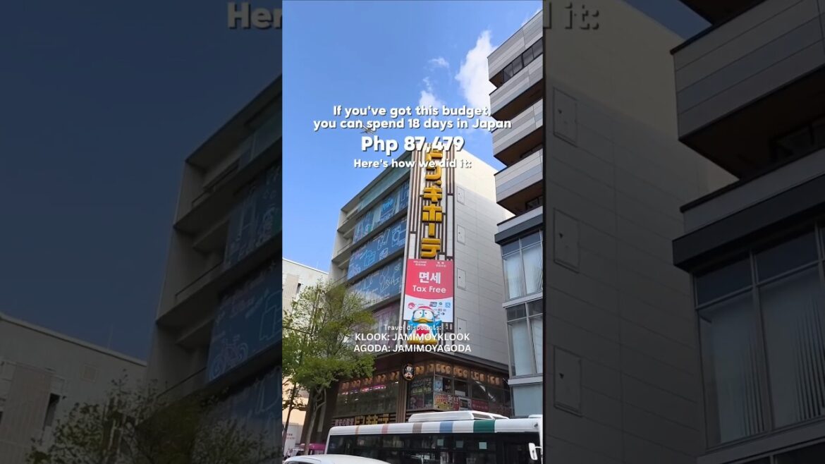 Japan travel expenses breakdown for 18 days! #japantips #japantravel #budgettravel #fyp #traveljapan