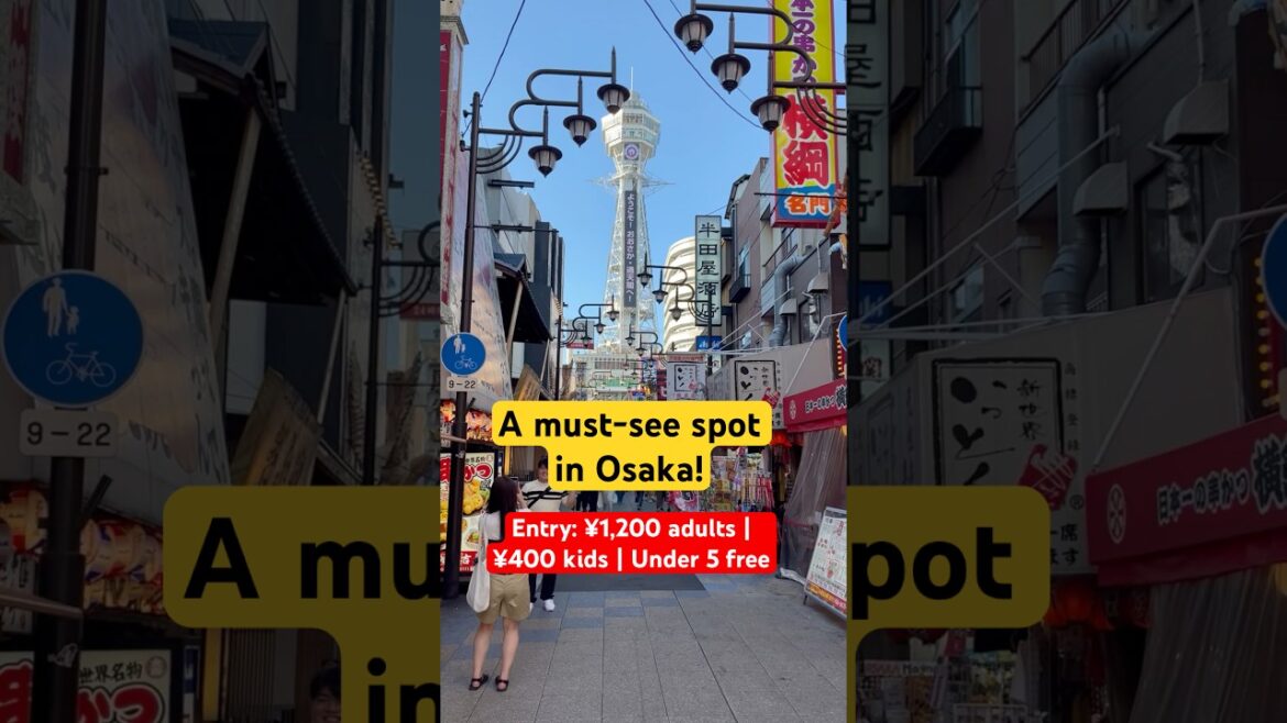 Tsutenkaku: More Than Just a Tower! 😮🇯🇵 #shorts #ytshorts #osaka #japan #shortvideo #youtube #yt Tsutenkaku: More Than Just a Tower! 😮🇯🇵 #shorts #ytshorts #osaka #japan #shortvideo #youtube #yt