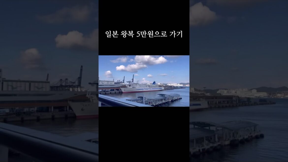 일본 왕복 5만으로 가기