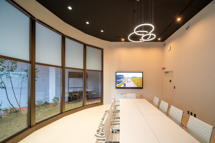 Serbia Pavilion Expo 2025 Osaka / Aleatek Studio - Interior Photography, Lighting, Glass, Chair